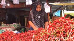 Cuaca Buruk, Bahan Pokok di Pekanbaru Naik Tajam, Omzet Pedagang Turun 30 Persen