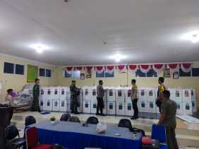 Malam Hari, Kapolsek Peranap Pantau Langsung Pengamanan di PPK