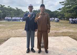 Siswa SMAN 2 Tapung Diaz Andan Terpilih Jadi Ketua Rohis Riau