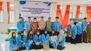 Sambut Mahasiswa KKN UIN Suska, Pesan Kapolsek Rimba Melintang: Jaga Keamanan dan Lingkungan