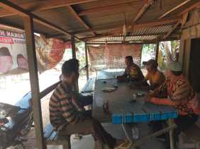 Polsek Bangko Pusako Gelar Sambang Warga untuk Ciptakan Pilkada Damai di Rokan Hilir