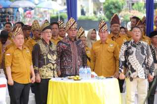 Milad ke5, Permas Lampri Lantik Pengurus DPD Kabupaten Siak dan Santuni Anak Yatim Piatu
