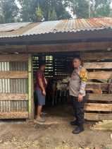 Polsek Bangko Pusako Jaga Ketahanan Pangan Sebagai Langkah Dukung Asta Cita