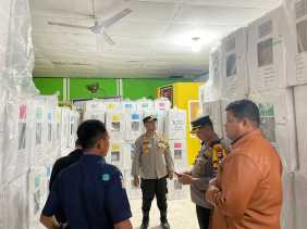 Kapolres Rohul Pastikan Pleno PPK Aman, Patroli Sinergitas Dilakukan