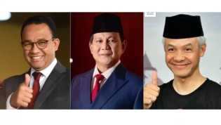 Hasil Survei Lembaga Populi Center : Nama Prabowo Ungguli Ganjar dan Anies
