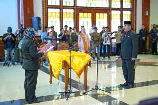 Muhadar Dilantik Bupati Afni sebagai Sekda Siak