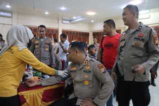 Cek Kesehatan Jelang Pilkada, Kapolres Kuansing: Kondisi Fisik Personel Harus Prima