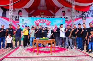 CFD HUT ke-24 PT BLJ Bengkalis Diserbu Warga, Jalan Santai hingga Donasi Pray for Sumatra