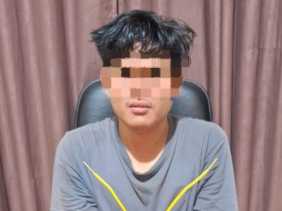 Polres Kuansing Tangkap Kurir Sabu di Perkebunan Sawit