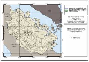 Riau Sumbang 4 Titik Panas di Riau Hari Ini