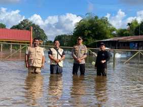 Empat TPS di Pelalawan Riau Terendam Banjir