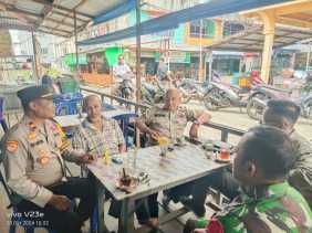 Pilkada 2024, Polsek Tanah Merah Ajak Warga Perkuat Keamanan dan Ketertiban