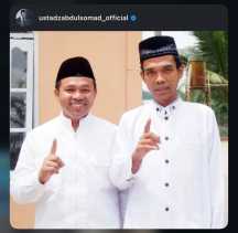 UAS Tunjukkan Dukungan untuk Gubernur Riau Abdul Wahid Pasca OTT KPK