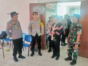 Cek Pelaksanaan Pleno di Rimba Melintang, Kapolres Rohil: Jajaran Polsek Ciptakan Situasi Kondusif
