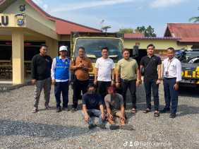 Dua Pelaku Pencurian Kabel PLN di Siak Hulu Ditangkap, Lima Lainnya Masih Buron