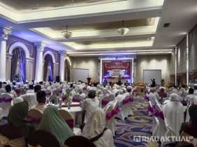 Ratusan Jamaah Silver Silk Tour & Travel Diberikan Bimbingan Manasik Umroh