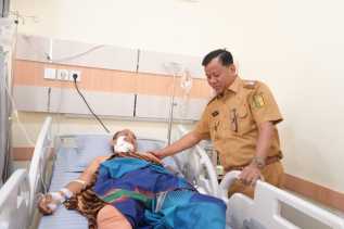 Begini Kondisi Kasat Lantas dan Kapolsek Kuantan Mudik Usai Jatuh Dari Udara