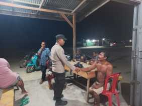 Tak Ingin Ada Curanmor, Polsek Langgam Pantau Situasi Warga