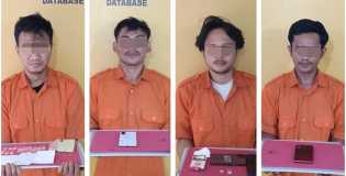 Jadi Pengedar Sabu, Oknum Guru PPPK di Inhu Ditangkap Polisi Bersama Tiga Rekannya