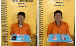 Laporan Warga Berbuah Penangkapan Dua Pengedar Sabu di Air Molek