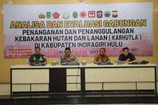 Sinergi Multisektor Diperlukan untuk Tanggulangi Karhutla di Inhu