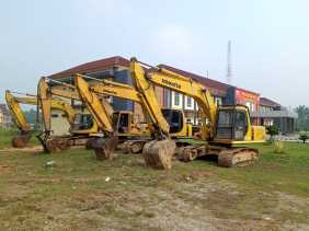 Satreskrim Polres Rohul Amankan 4 Alat Berat Pertambangan Illegal