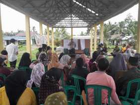 Kapolsek Enok Gandeng Danramil Sosialisasi Pemilu Damai 2024 di Kantor Camat