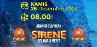 Peringatan 20 Tahun Tsunami, Sirene Dibunyikan di Seluruh Aceh