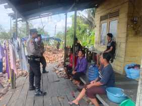 Wujudkan Pemilu Damai 2024, Polsek Keritang Ajak Masyarakat ke TPS