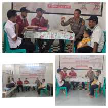 Kapolsek Reteh Tingkatkan Koordinasi dengan Bawaslu, Antisipasi Kerawanan Jelang Pemilu 2024