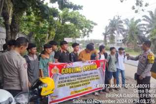 Polsek Siak Hulu Imbau Warga Dukung Pilkada Damai