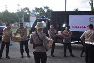 Kapolres Kampar Kumpulkan Bantuan untuk Korban Banjir Bandang Sumbar