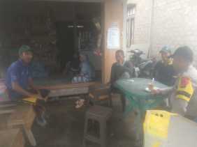 Babinkamtibmas Desa Kuala Sebatu Gelar Cooling System Pemilu Damai 2024