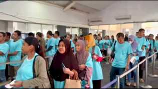 Puluhan PMI Ilegal Dideportasi dari Malaysia Lewat Dumai, Ada Ibu Hamil dan Dua Anak