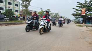 Pererat Silaturahmi, CDN Gelar Aktifitas Bersama Konsumen Pengguna Honda Matik di Dumai