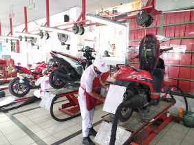 Spesial Valentine Day, AHASS Rengat Berikan Promo Service Honda Matic