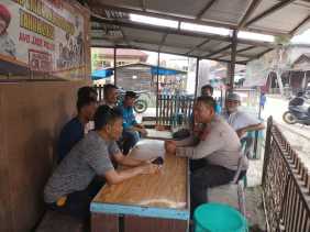 Cooling System, Polsek Sungai Batang Ajak Warga Sukseskan Pemilu 2024