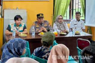 Kapolsek TPTM Kolaborasi dengan Mahasiswa Unri Cegah Narkoba dan Judi Online di Rohil