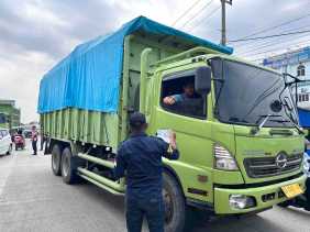 Jaring Travel Gelap Hingga Truk Tonase Besar, 36 Kendaraan Ditilang Petugas Gabungan di Pekanbaru