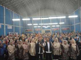 Pasangan Agung-Markarius Siap Tata Infrastruktur di Tenayan Raya dan Kulim