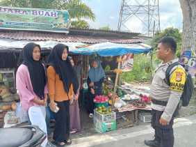 Kapolsek TPTM Ajak Masyarakat Jaga Kamtibmas Jelang Kampanye Akbar Pilkada Rokan Hilir