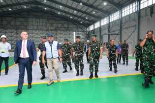 Kasau Tinjau Progres Infrastruktur Pendukung Rafale di Lanud Roesmin Nurjadin