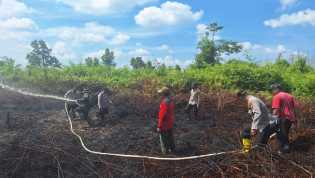 Kapolsek Bangko Pusako Tegaskan Tak Ada Toleransi bagi Pelaku Pembakar Lahan