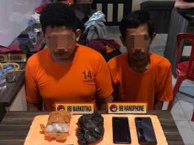 Dua Tersangka di Inhil Ditangkap dengan 258,3 Gram Sabu