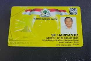 Beredar KTA SF Hariyanto, Dinamika Musda Golkar Riau Makin Panas