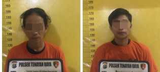Curi Motor Tetangga, Sepasang Kekasih di Pekanbaru Ditangkap Polsek Tenayan Raya
