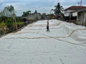 Jalan Poros Penghubung Tembilahan - Rengat Diperbaiki, Kadishub Inhil: Jalan Ditutup 4 Hari