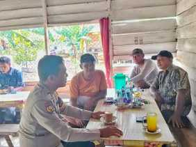 Bhabinkamtibmas Polsek Rimba Melintang Intensifkan Cooling System, Fokus pada Pencegahan Politik Uang dan Kampanye Hitam