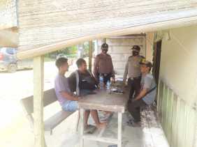 Selain Pantau Prokes Masyarakat, Polsek Langgam juga Patroli Kamtibmas