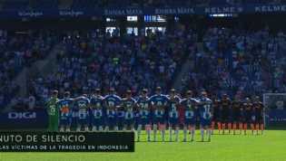 Stadion Cornella-El Prat Satu Menit Hening Sebelum Kick off Espanyol vs Valencia